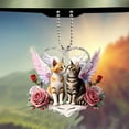 thumbnail image 6 of Cat in Valentines's Day Acrylic Ornament,2026 Valentines Ornaments Holidays Ornaments Creative Heart Acrylic Ornament Christmas Tree Home Decoration, 6 of 6