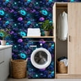 thumbnail image 4 of Peel and Stick Wallpaper Ethereal Halloween Meadow Ghostly Flowers Wall Mural 17.7in x 9.8ft Self Adhesive Removable Wall Paper Renter Friendly Wallpaper for Nursery Bedroom Cabinets, 4 of 8