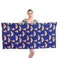 thumbnail image 1 of Toalla de playa de sandía, toalla de piscina de baño de secado rápido, toallas de viaje para mujeres, hombres y adultos, toallas de baño de gran tamaño 60*120CM, 1 of 5