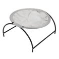 thumbnail image 2 of Cama De Hamacas De Gato, Marco De Acero Inoxidable, Elevado Y Transpirable, Cama Acogedora De Hamacas De Mascotas Interiores Y Exteriores Con Espacio Para Mantas, Para Perros, 2 of 7