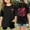 Black, variant on Outdoor Girls Tops and Tees Age 3-14 Comfortable Short Sleeve Round Neck Sportswear for Summer Activities Stylish Casual Wear for Kids
