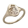 thumbnail image 2 of Dvkptbk 5Pc Rings Fashion Trend Metal Geometric Knuckle Flower Jewelry Gift Jewelry, 2 of 4