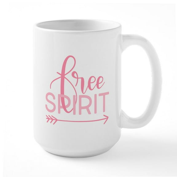 CafePress - Free Spirit - 15 oz Ceramic Large White Nolvety Mug