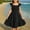 Black, variant on vokkrv Girls Sundress Kids Cute Ruffle Strap Smocked Summer Dress for Wedding Party 5-14 Years Black 3-4 Years