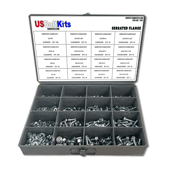Serrated Flange Bolt Assortment
