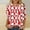 04-Red valentine shirts women 3/4 sleeve, variant on Mceream Womens 3/4 Sleeve Crew Neck T-Shirts Causal Dressy Oversized Valentina's Day Spring Shirts Love Heart Raglan Tops Tunic Top Loose Fit Graphic Tee Plus Size Camisas De San Valentin Mujer Red L
