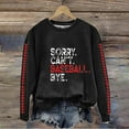 thumbnail image 4 of Winter Savings Clearacne Oversized Sweatshirt for Women Women's Baseball Printed Crew Neck Multi Color Multi Size Crew Neck Hoodless Long Sleeve Sweatshirt, 4 of 6