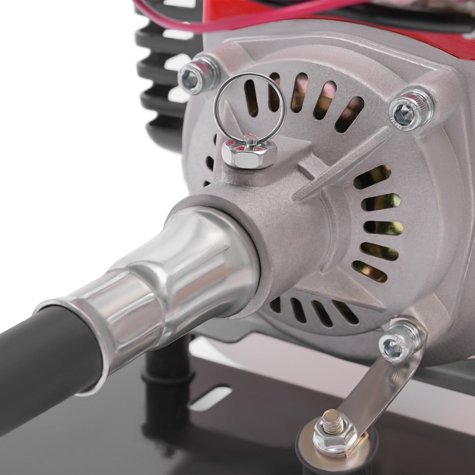 2 Stroke Portable Gasoline Water Pump 1.5" Gas-Powered Water Transfer Pump Flex Shaft
