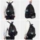 thumbnail image 2 of Swim Bag Mesh Drawstring Backpack for Swimming, Gym, Pool, Blue, 2 of 5