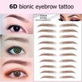 thumbnail image 4 of Etiqueta cejas 6D transferencia WDOplteas Calcomanía tatuaje falso duradero JD-02, 4 of 6