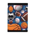 thumbnail image 3 of FUIALDOLG Mixed Sports Ball Youth Wallet, Polyester Trifold Money Organizer, Wear Resistant Small Coin Purse for Sports and Travel, 3 of 7