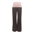 thumbnail image 4 of RUTAYY Women's Casual Sweatpants Low Rise Color Block Wide Leg with Pockets Everyday Wear Comfort Athletic Wear Fashion Playful Trousers, 4 of 4