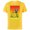 Yellow, variant on Planet of the Apes 1968 Dr Zaius and Cage Vintage Poster Art - Short Sleeve Cotton T-Shirt for Adults - Customized-Black