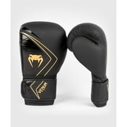 Venum Unisex Contender 2.0 Boxing Gloves - Black/Gold - 12 oz - Adult