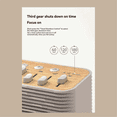 thumbnail image 2 of Haut-Parleur Bluetooth Blanc avec 8 Sons Naturels Mini Haut-Parleur Centre de Musique Fil, 2 of 5