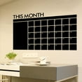 thumbnail image 1 of HEALEEP Month Calendar Dry Erase Board PVC Black Home Accessory 1Pcs, 1 of 8