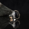 thumbnail image 6 of CILENON Silver Rings for Women Water Drop Shaped Full Diamond Lover Ring Fashion Hollow Ring Gold Jewelry Engagement Rings for Women Silver Rings(Black,6), 6 of 6