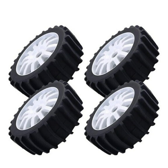4Pcs 1/8 RC Off Road Buggy Snow Sand Paddle Tires Tyre Wheel Fits for HSP HPI Baja