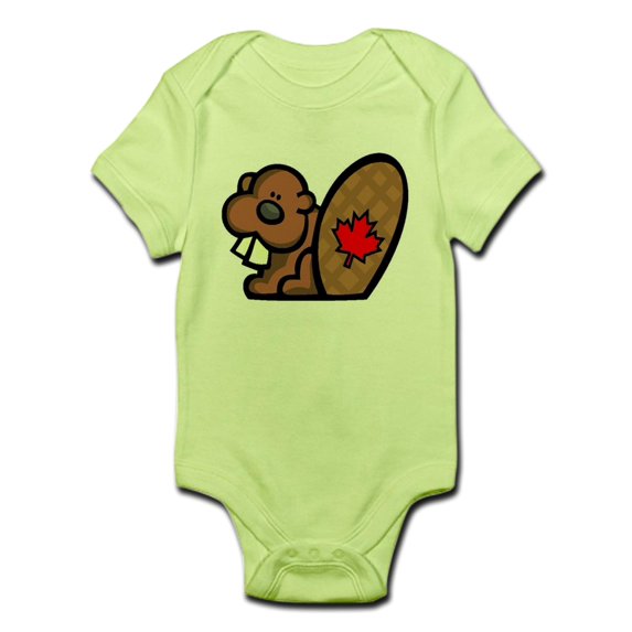 CafePress - Canadian Beaver Infant Creeper - Baby Light Bodysuit