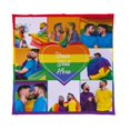 thumbnail image 2 of Personalised Bright Pride Rainbow - 8 Photo - Photo Fleece Blanket, 2 of 9
