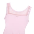 thumbnail image 5 of YONGHS Kids Girls Criss Cross Back Ballet Camisole Leotard Dress Latin Lyrical Dancewear 4-14 Pink 8, 5 of 7