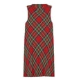 thumbnail image 3 of Royal Stewart Tartan Cross Plaid Spring Summer Dresses for Women Fashion T-shirt Dress Casual Sleeveless Loose Sundress with Pockets, 3 of 5
