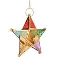 thumbnail image 3 of Coloured Lantern Stand,Moroco Iron Style Coloured Candle Ornament Candle Holder Performance Driven, 3 of 11