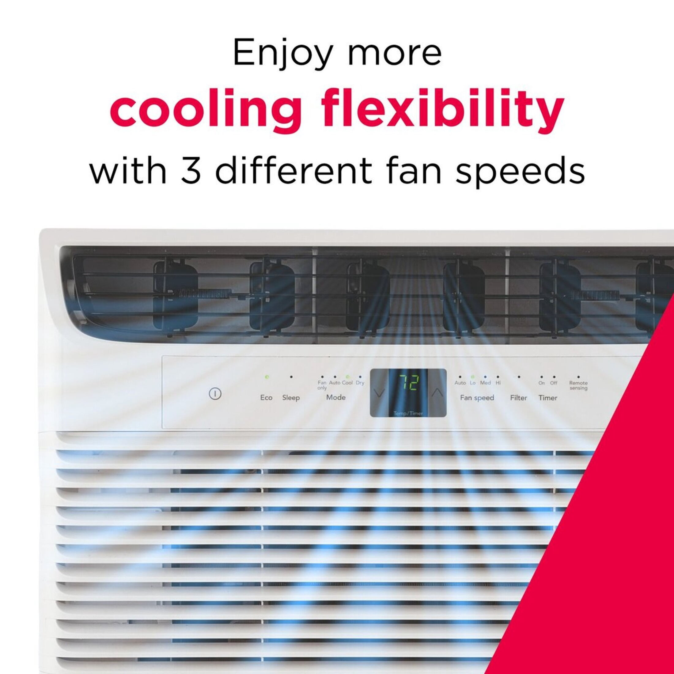 Frigidaire 8,000 BTU Window Air Conditioner for Small to Medium Rooms, Multi-Speed Fan, Efficient Cooling, Easy Installation