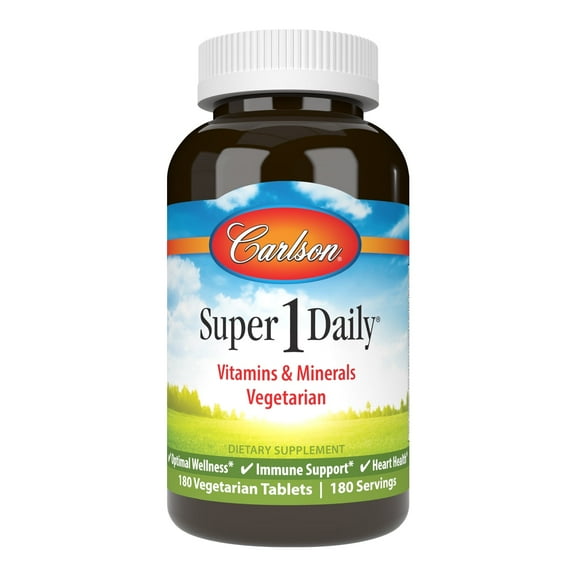 Carlson Super 1 Daily®, 180 Vegetarian Tablets