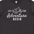 thumbnail image 4 of Inktastic Let The Adventure Begin with Camping Tent and Mountains Youth T-Shirt, 4 of 5