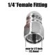 thumbnail image 2 of Sewer Jetter Nozzle for Pressure Washer,Drain Cleaning Nozzle Tips Kit for Drain Jetter Hose,1/4in Quick Connect,5000PSI, 2 of 5