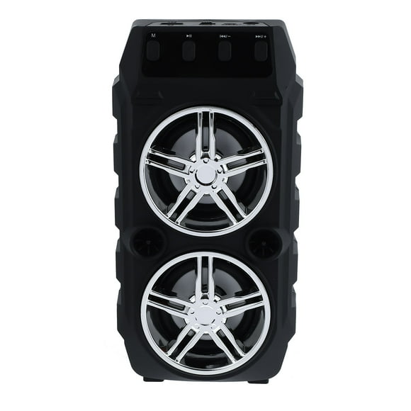 Miangastore 1Pcs Mini Wireless Speaker Loudspeaker Box Plastic Silver for Tech Users Home Use