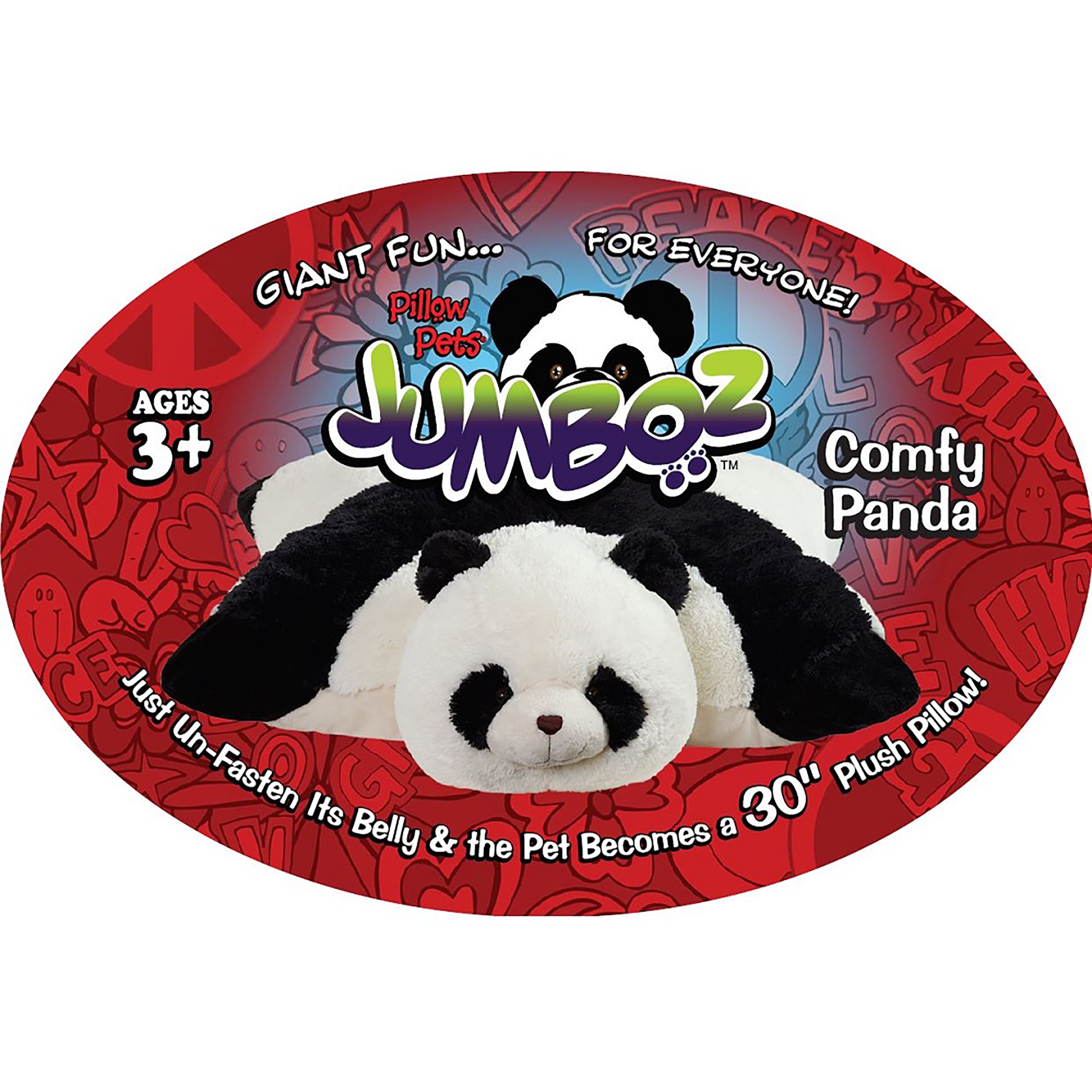 comfy panda pillow pet
