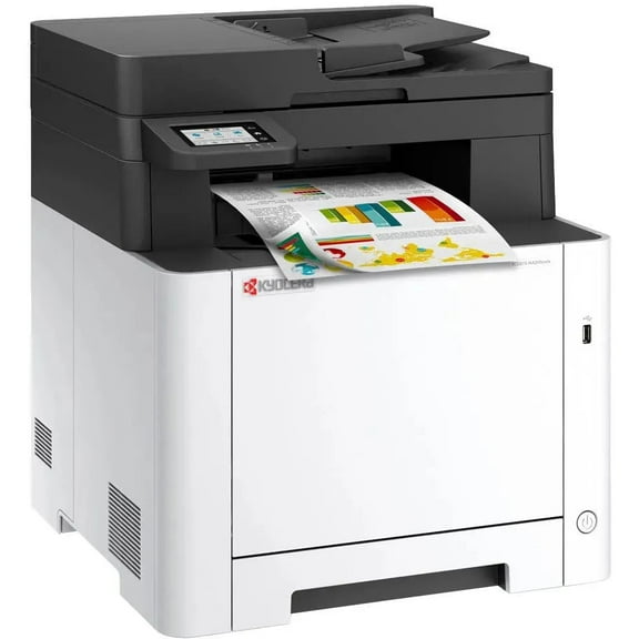 Restored Kyocera ECOSYS MA2101cwfx A4 Color Laser Multifunction Printer – 22 PPM, Duplex, Network & Wireless, Print/Copy/Scan/Fax (Refurbished)