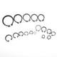 thumbnail image 4 of 225 Unids 18 Tamaños Circlip Snap Juego de Surtido de Anillos de Retención Externos, C Clip Negro Ennegrecimiento Acero al Carbono Agujero Eje Snap Ring Retención Circlip Kit, 4 of 8