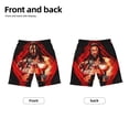 thumbnail image 2 of Boys Roman Wres-Tler Reign Beach Shorts Swim Trunks Swim Shorts Quick Dry Pool Suit Swimwear For Kids Youth, 2 of 8