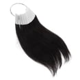 thumbnail image 4 of KAKOWELY real hair for practicing 30pcs Hair Color Rings Human Hair Testing Color Samples (3 Degree Color)11.81"X2.76"X0.39", 4 of 4