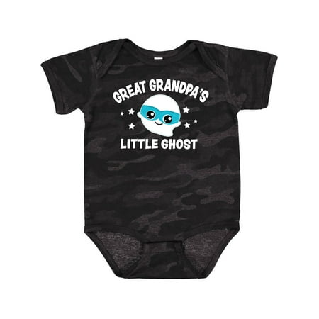 

Inktastic Cute Great Grandpa s Little Ghost with Stars Gift Baby Boy or Baby Girl Bodysuit