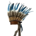 thumbnail image 4 of Sombrero Indio Yuyangstore Tocado de Plumas Artificiales Disfraz Decorativo Diadema para Halloween, 4 of 8
