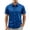 Royal Blue, variant on Boyscolos Mens Slim Fit Shirt Short Sleeve Button Down Dress Shirt Stretch Business Casual Summer Office Wear Red S