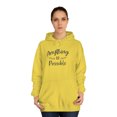 thumbnail image 4 of Anything Is Possible Inspirational Quote Unisex College Hoodie, 4 of 4