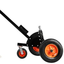 Heavy-Duty 1500LB Trailer Dolly with 2-Inch Ball Hitch - Adjustable Height (22-26 inches) & Swivel Casters for Easy Trailer Positioning