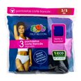 thumbnail image 1 of Pantaletas Fruit of the Loom para Mujer, Corte Francés 3 Piezas Multicolor Talla 5, 1 of 4