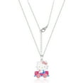 thumbnail image 4 of Sanrio Hello Kitty Brass Enamel and Pink Crystal Car 3D Pendant, 16+ 2'' Chain, 4 of 4