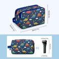 thumbnail image 3 of Toiletries Bag,DarkBlue Dinosaurs Stars Hearts Mens Womens Toiletry Bag Bathroom Bag,Waterproof Toiletry Travel Bag Dopp Kit Shaving Bag 11x6.3x5.1 Inch, 3 of 5
