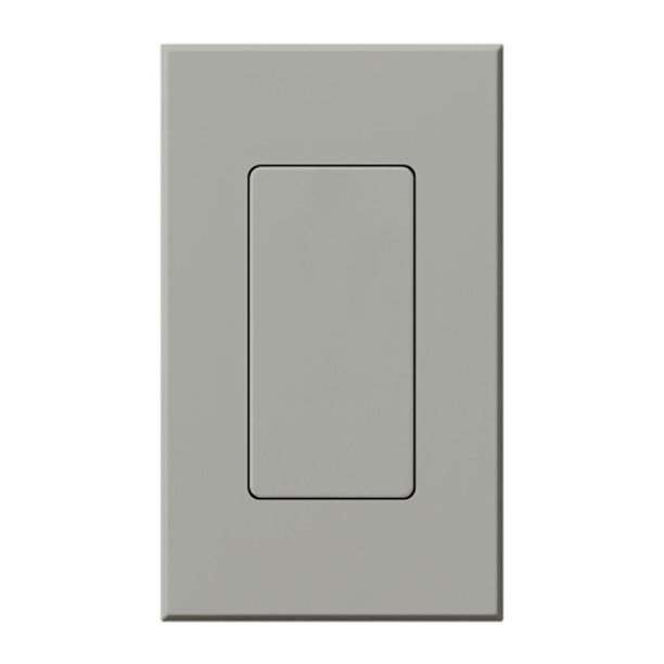 Lutron 33420 NTBIGR NOVA T BLANK INSERT GRAY Wall Plates Walmart