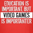 thumbnail image 3 of CafePress - Video Games Is Importanter T Shirt - Dark T-Shirt Kids XS-XL, 3 of 4