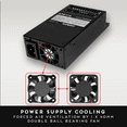 thumbnail image 5 of Apevia ITX-PFC500W Mini ITX/Flex ATX / 1U 500W Fully Modular Power Supply, Full Range Active PFC 90-264V, AC for POS AIO System Desktop Gaming Server Small Form Factor (Flex ITX) Computer PSU, 5 of 6