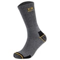 thumbnail image 2 of Camano Calcetines unisex, paquete de 9 - Calcetines de trabajo, algodón, logotipo, color liso. Gris oscuro 43-46, 2 of 3