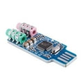 thumbnail image 4 of 4Pcs Free Driver USB Sound Card CM108 USB Sound Card Chip Blue, 4 of 8